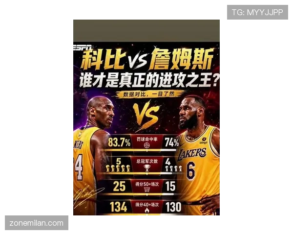 科比单打提升关键时刻得分效率领先詹姆斯